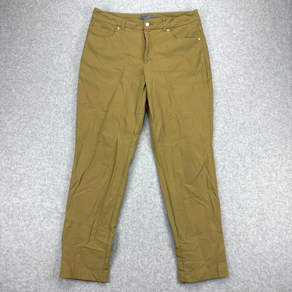 VRST Pants Mens 32x30 Khaki Stretch Straight Leg 5-Pocket Performance Athletic